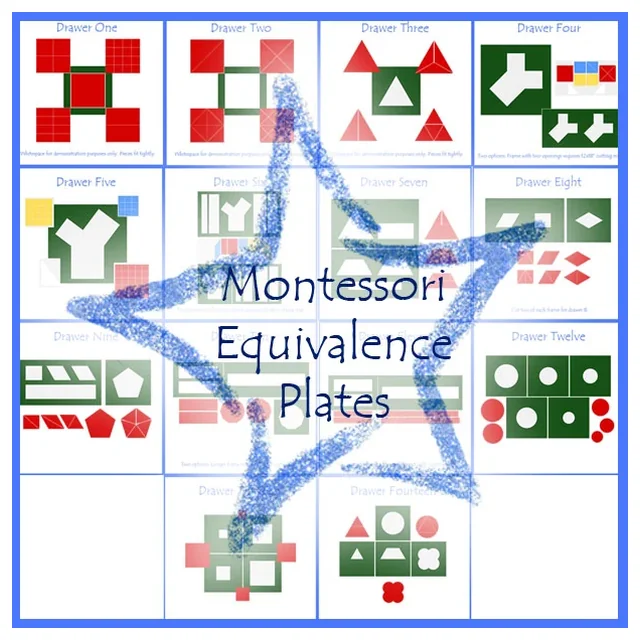 Montessori Equivalence Plates - SVG Cut Files Edition