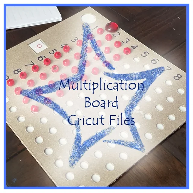 Make Your Own: Montessori Multiplication Board SVG File