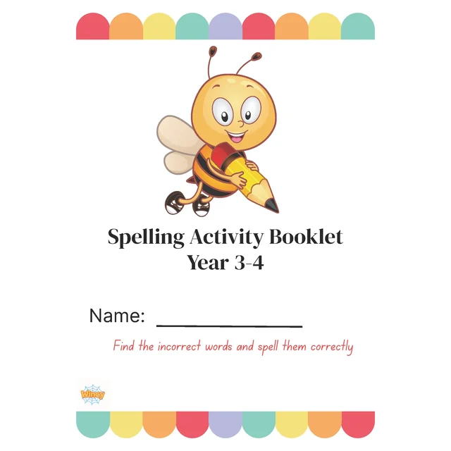 Spelling Activity Booklet for Grades 3 to 4