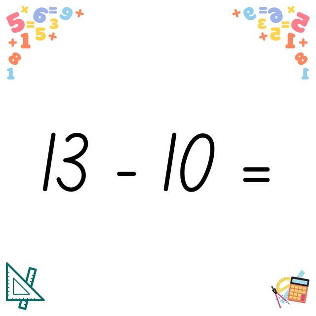Subtraction to 20 Quick Quiz - 20 Questions - FREE