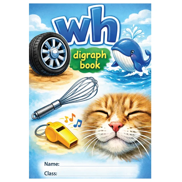WH Digraph Book | Phonics & Early Literacy Activities