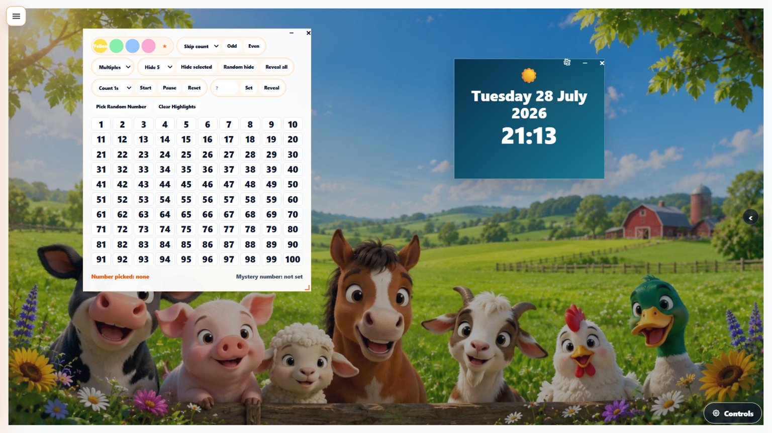 A Classroom Display Hub lesson example
