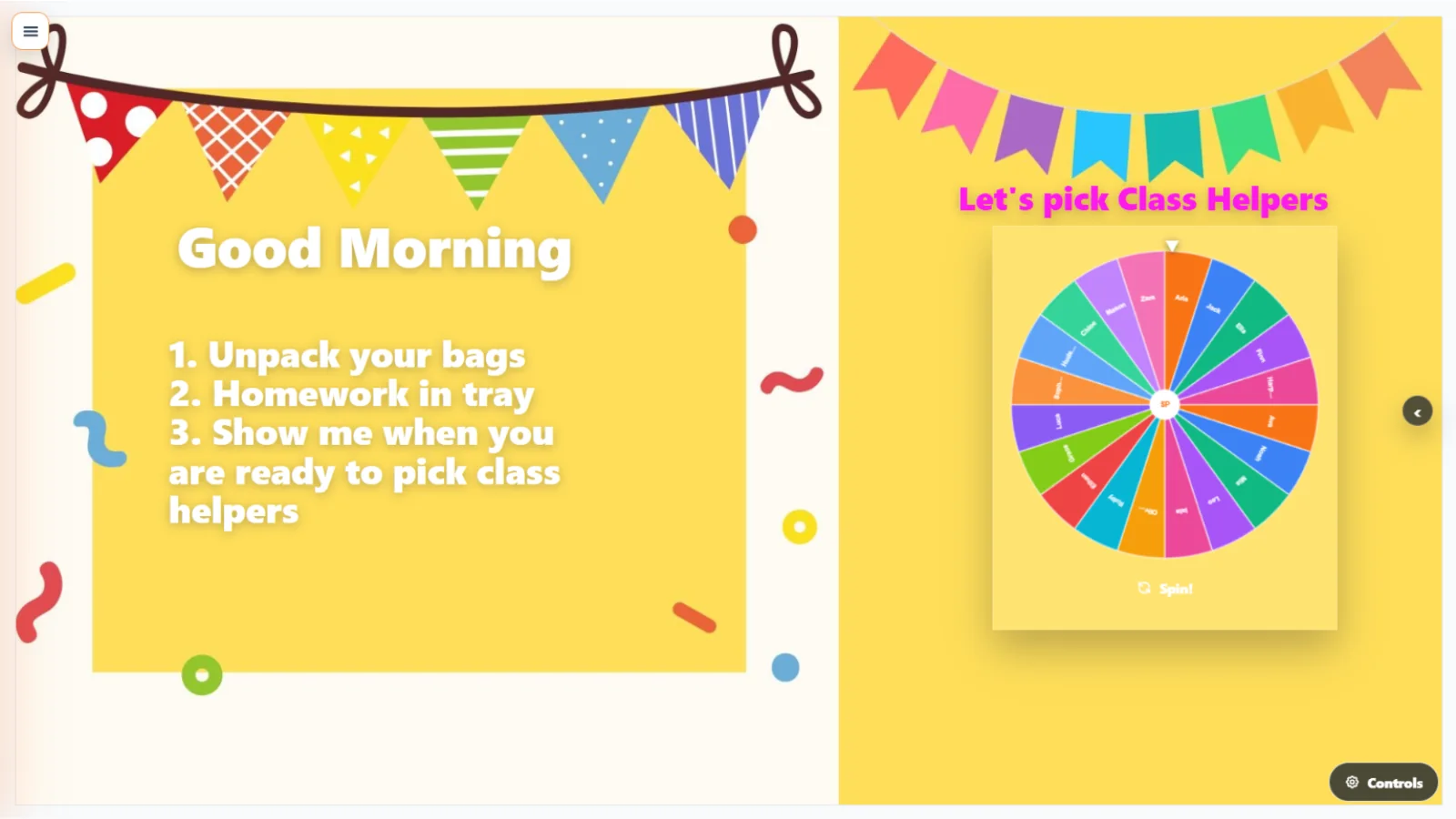 Canva and Google Slides designs made interactive with TGM widgets